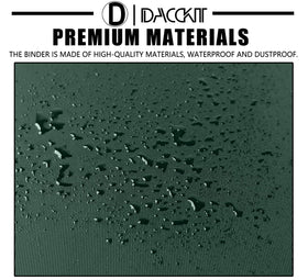 D DACCKIT card binder facilitates organized retrieval with transparent pockets