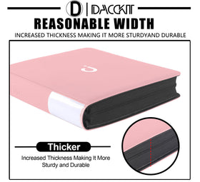 D DACCKIT zipper closure keeps cards secure when not in use.