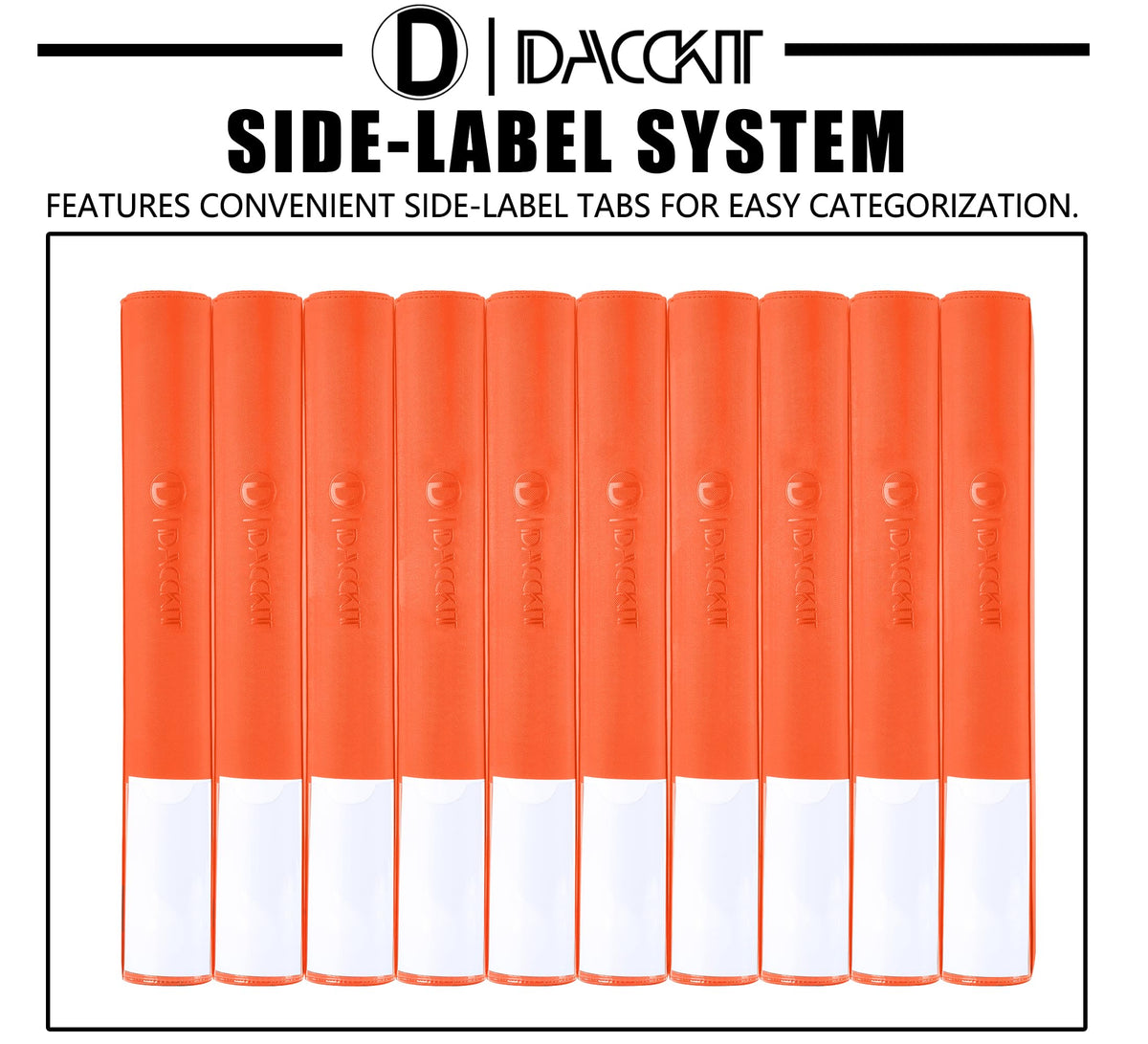 D DACCKIT binder capacity of 1024 cards for growing collections