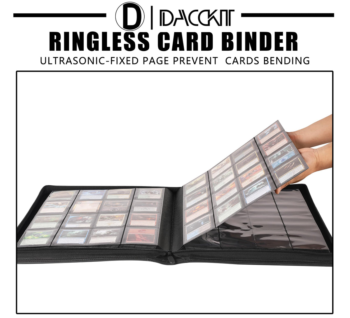 D DACCKIT padded front and rear covers for non-slip protection