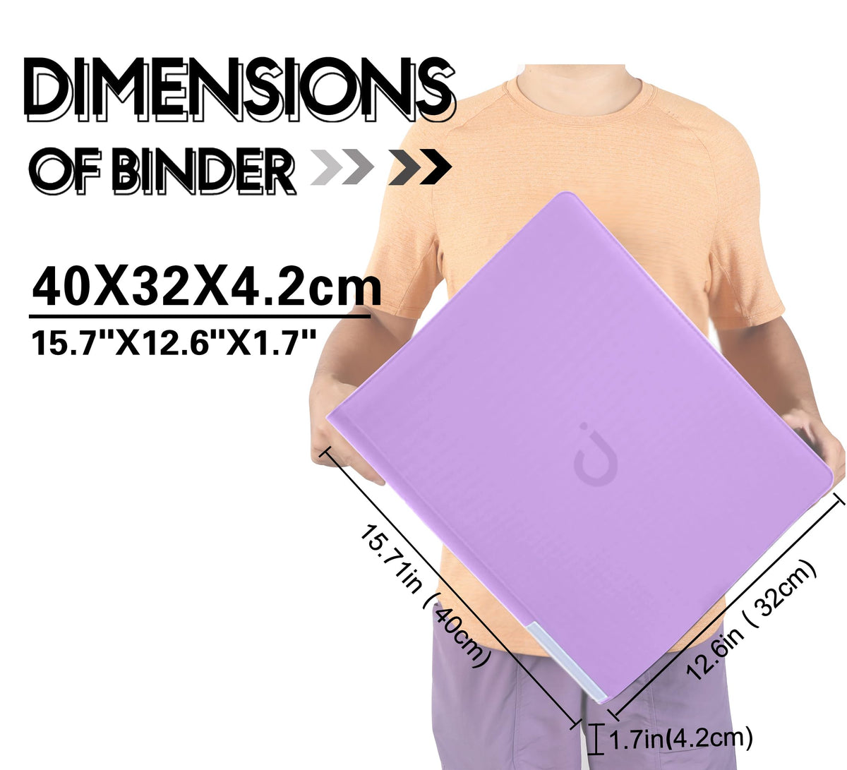 D DACCKIT clear inner pages provide easy card visibility