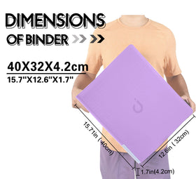D DACCKIT clear inner pages provide easy card visibility