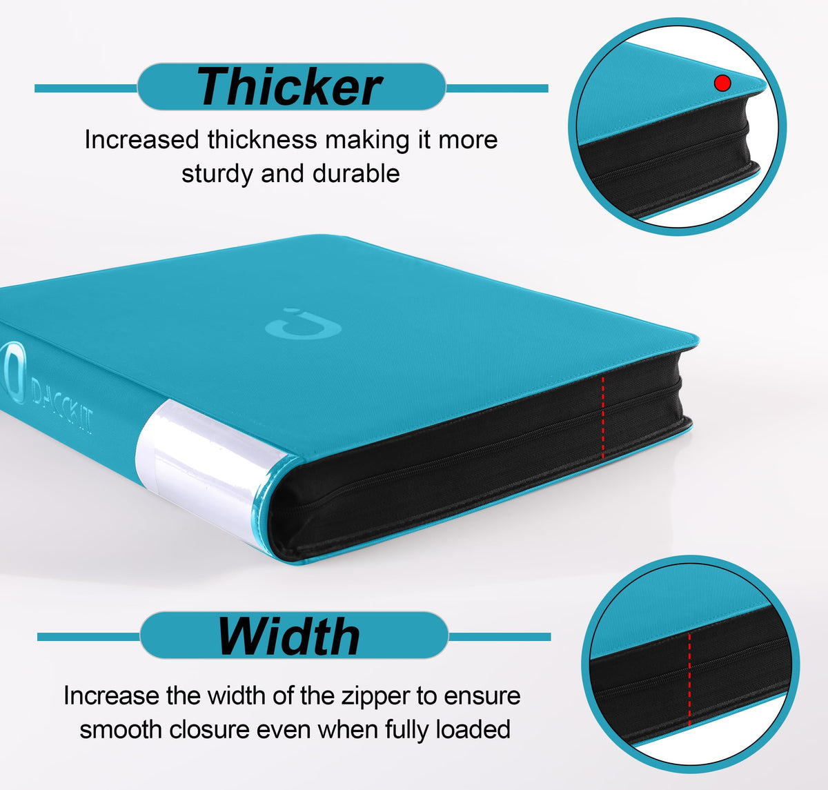 D DACCKIT binder holds up to 24 comics with six pages for organized collection.