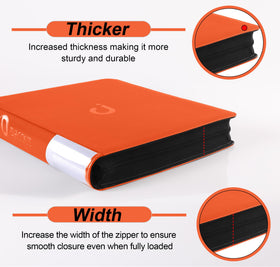 D DACCKIT binder with sleeves holding 24 comics, ideal for organized storage.