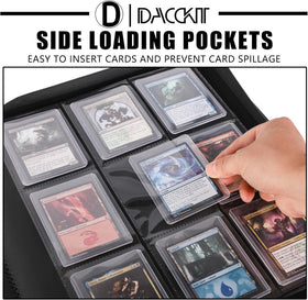 D DACCKIT nine-pocket pages for quick viewing and search