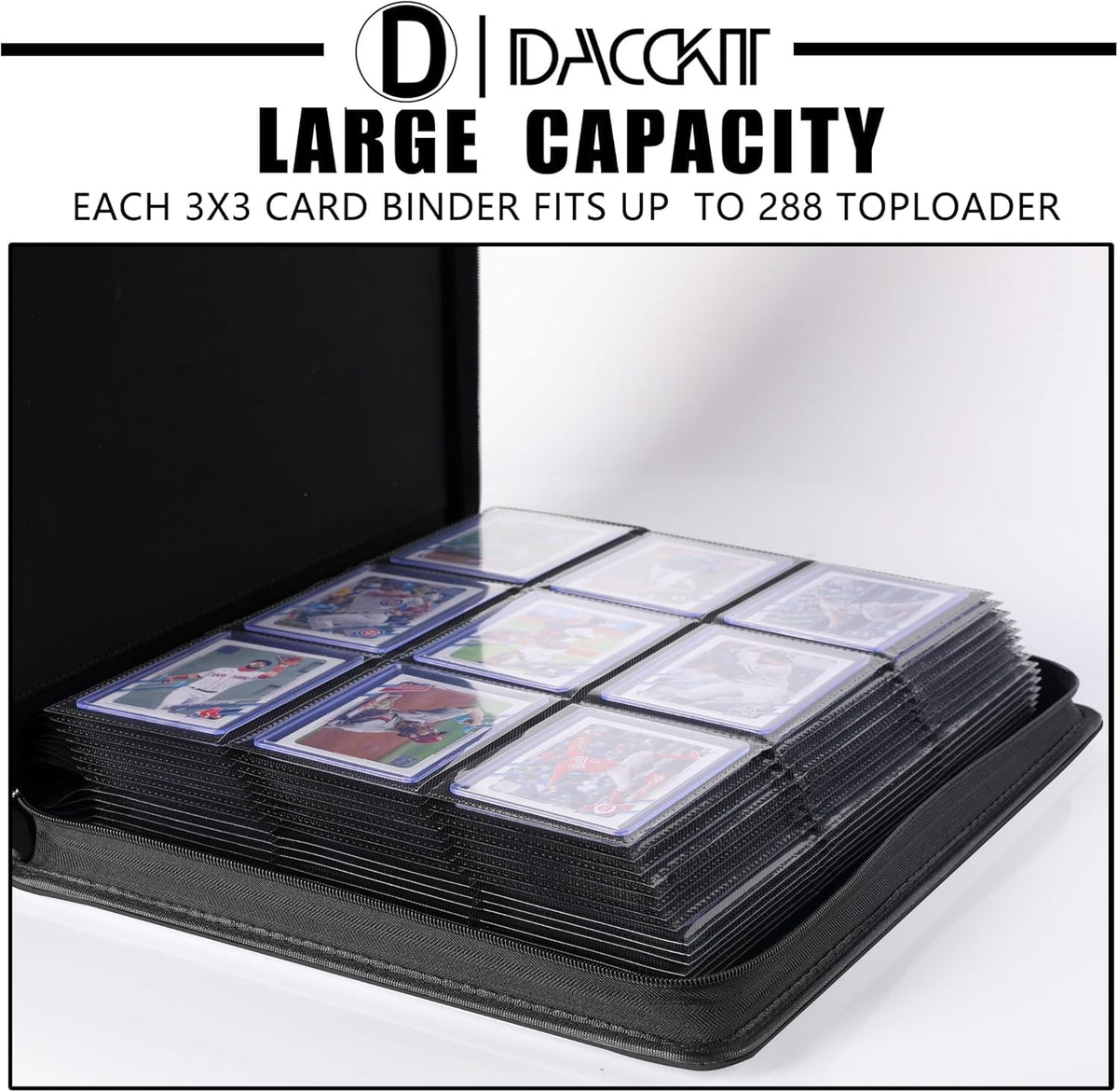 D DACCKIT padded front and rear covers protect contents