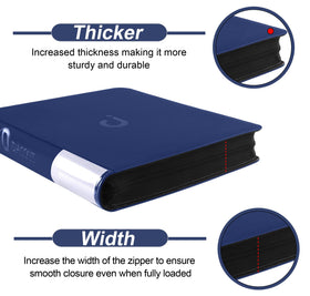 D DACCKIT ringless binding design prevents page tears and damage