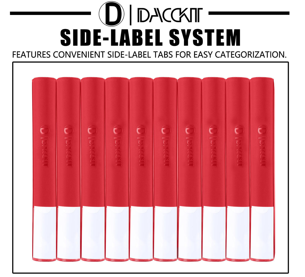 D DACCKIT binder holds 288 cards for large collections