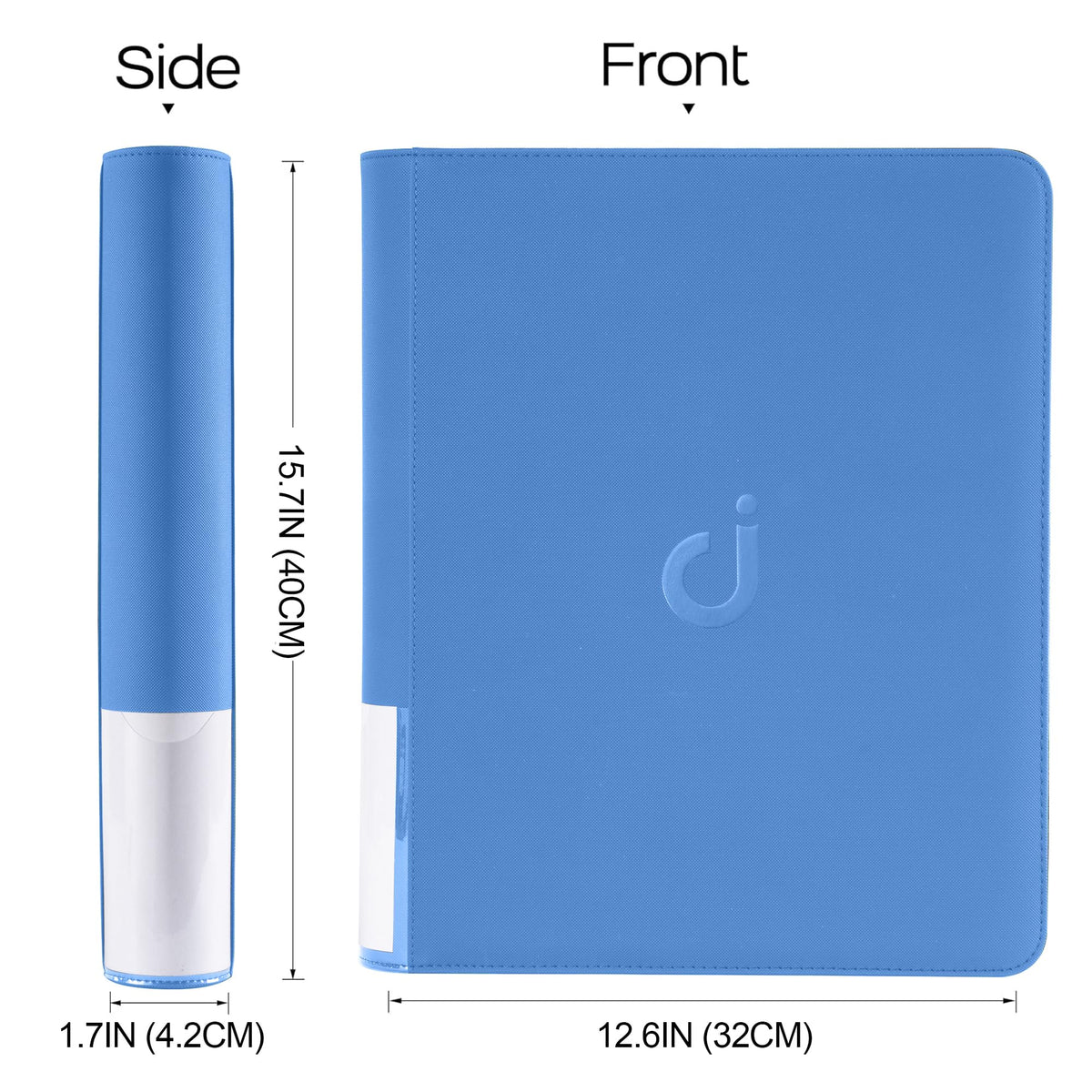 D DACCKIT top loader binder uses durable material resistant to dust and water.