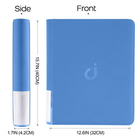 D DACCKIT top loader binder uses durable material resistant to dust and water.
