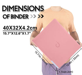 D DACCKIT binder front cover showing durable, travel-friendly design