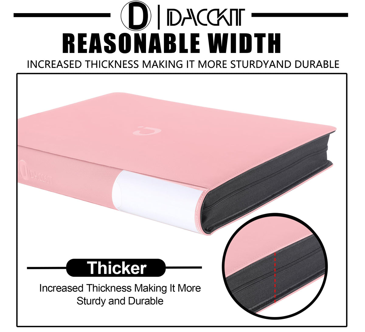D DACCKIT binder designed for long-term storage and display