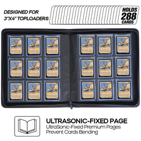 D DACCKIT binder features padded front and rear covers for added protection.