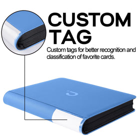 D DACCKIT binder pages display a neat, searchable card layout.
