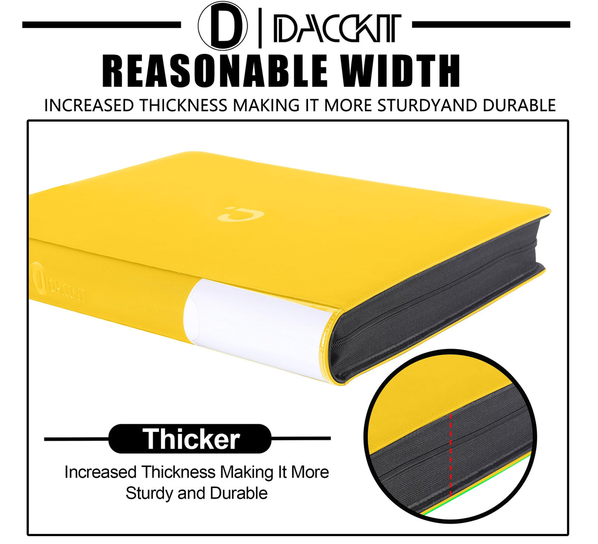 Quick search enabled by binder design improves display access.