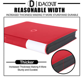D DACCKIT binder secure zip closure for card safety