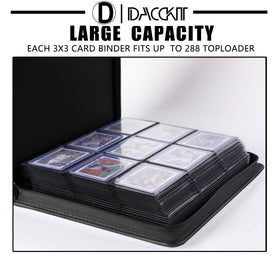 Zippered edge of D DACCKIT binder protects contents during transport.