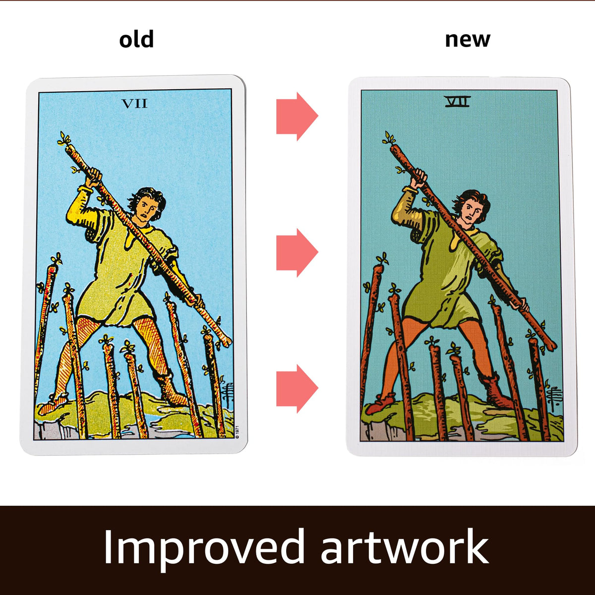 Da Brigh Tarot guidebook open, offering clear upright and reversed meanings for beginners and enthusiasts.