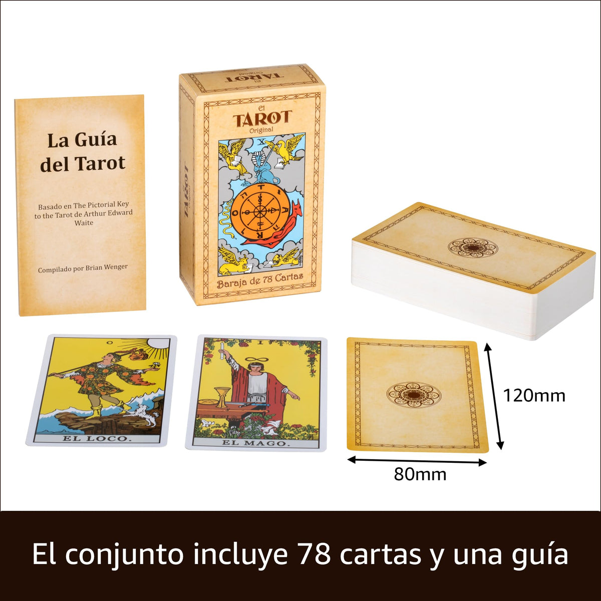 Da Brigh Tarot Original is laminated to resist wear during study and practice.