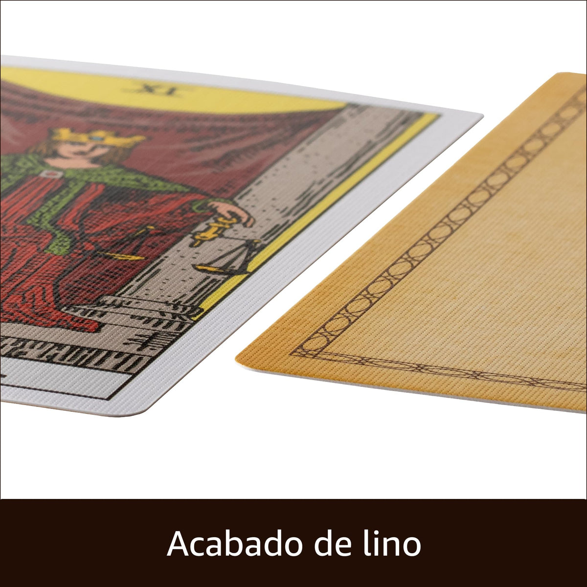 Da Brigh Tarot Original features crisp vector graphics for clear card imagery.