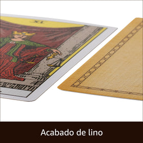 Da Brigh Tarot Original features crisp vector graphics for clear card imagery.
