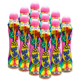 Dab-O-Ink pink bingo dauber front view showing easy, precise marks for bingo games