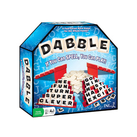 Dabble word game tiles laid out for fast spelling practice and word discovery.