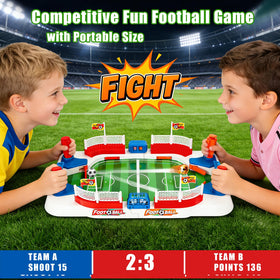 Daboot Mini Soccer Table Game dual launch buttons for quick restarts.