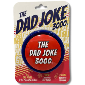 The Dad Joke 3000 button press ready to unleash a family friendly punchline