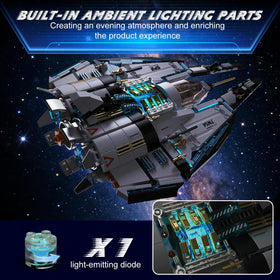 DADMCFD space shuttle assembly guide shows step-by-step building process.