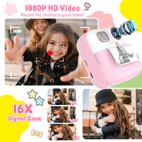 Dafotil camera kit includes three print rolls for DIY keepsakes.