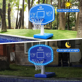 Dahivs extended water base keeps the hoop steady during play