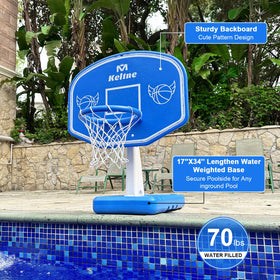 Dahivs base filled with water for stable pool play
