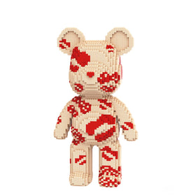 DAHONPA Animal Kiss Bear front view shows a playful block design for display