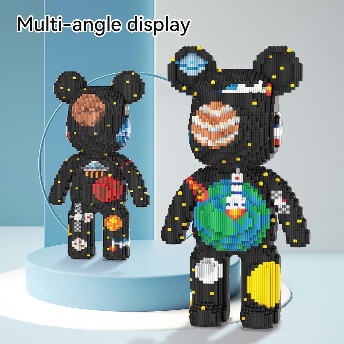 DAHONPA Durable plastic building blocks ensure sturdy assembly for long-lasting display