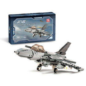 DAHONPA F-16 Fighting Falcon front view, ideal for display and jet-focused imaginative play