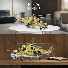 DAHONPA MI-24S army figures included for imaginative scenes.