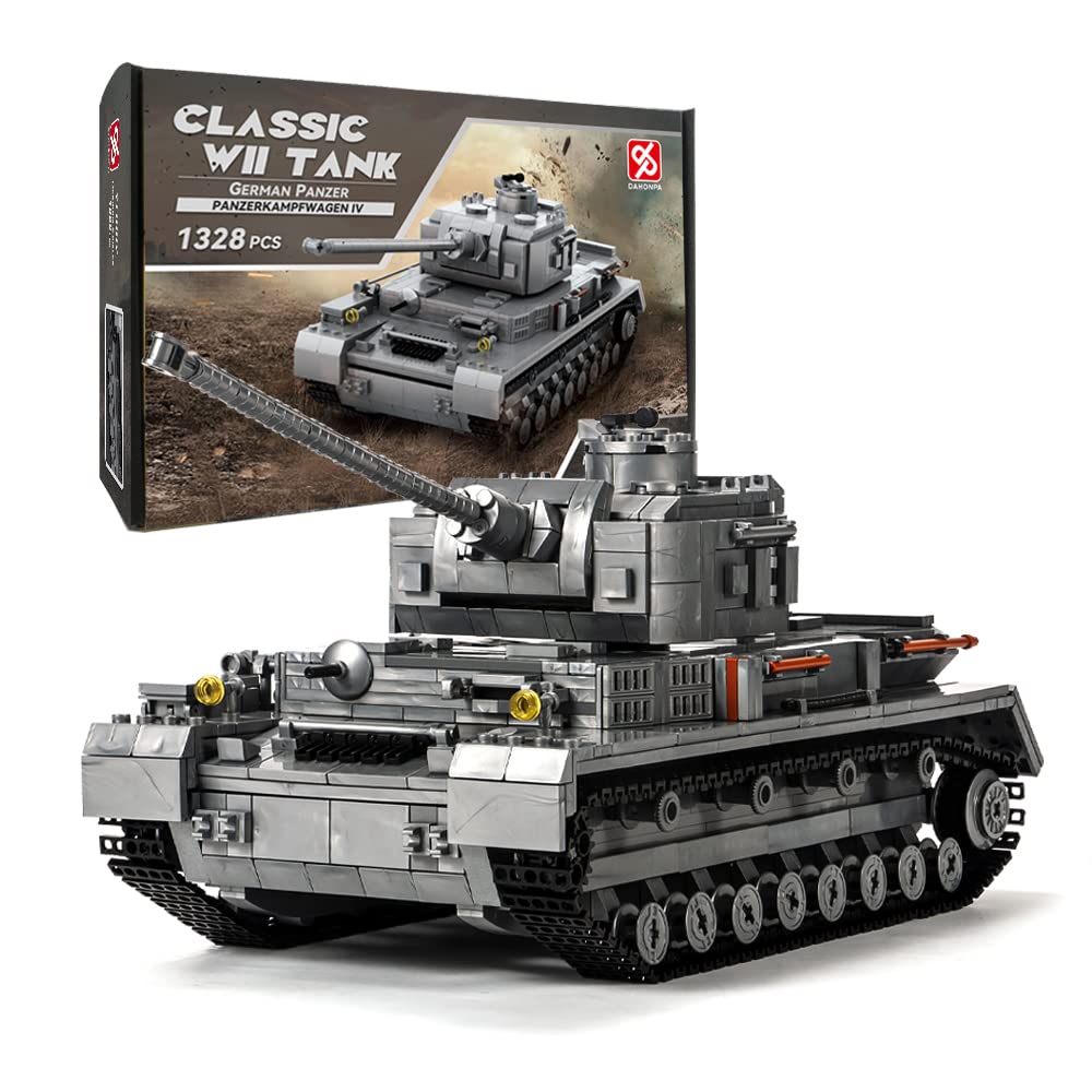 DAHONPA Panzer-Ⅳ Tank front view for detailed display and collection.