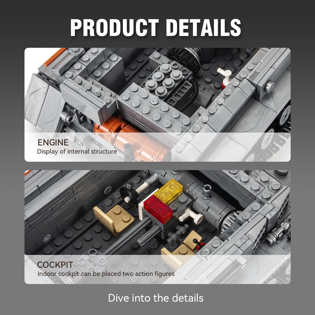 DAHONPA Panzer-Ⅳ Tank rotating turret enables dynamic posing and play.