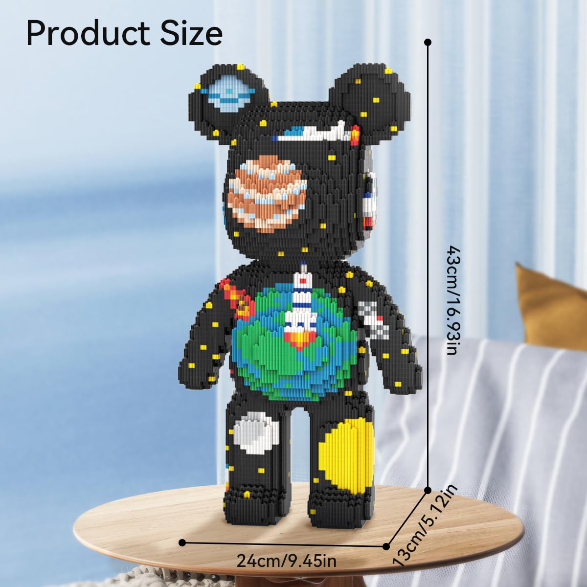 DAHONPA Universe Planets brick model featuring bright planets for immersive space play