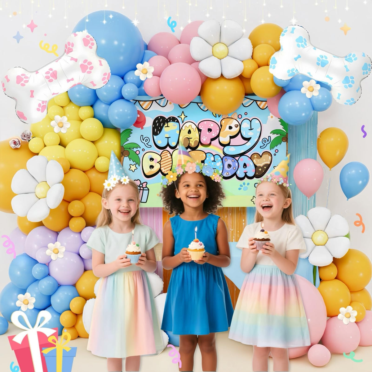 Daidle party background kit enables memorable Smash Cake moments without stress.