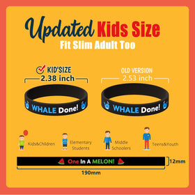 DaikeAion bracelet displays WHALE Done design to encourage effort.