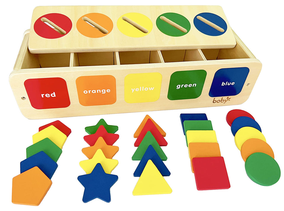 Dailyfunn Montessori color-shape box ready for early learning