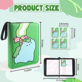 Daisiki binder includes 50 sleeves for immediate card protection.