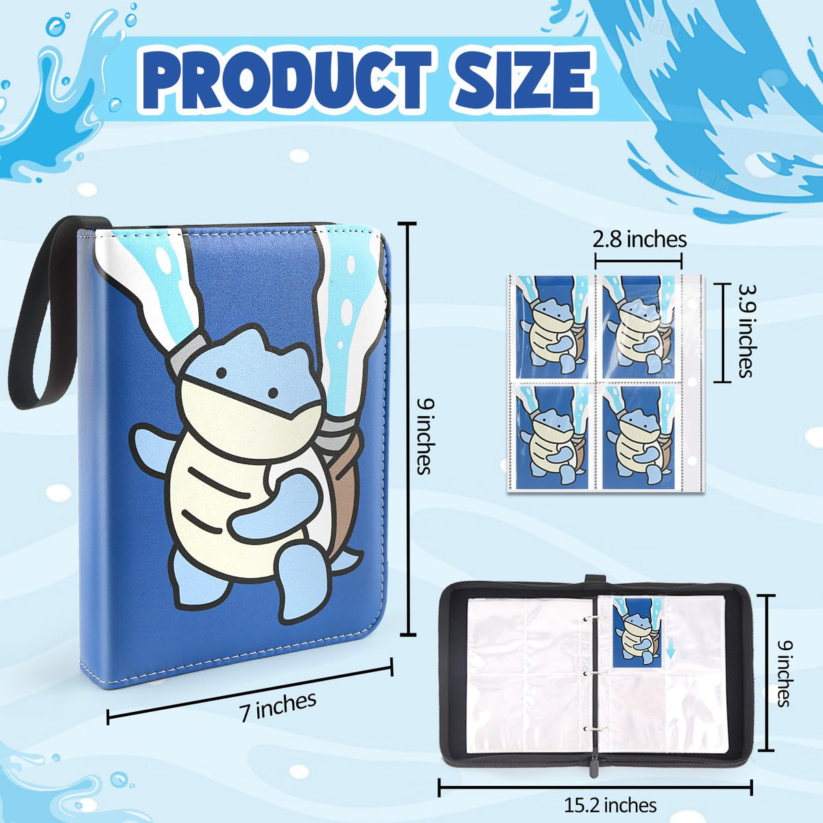 Daisiki card guardian binder offers full protection for your trading cards.