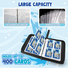 Daisiki 4-pocket binder makes an ideal gift for collectors.