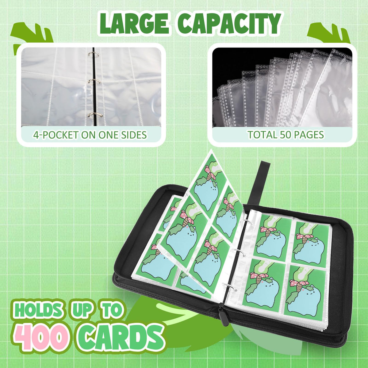 Daisiki soft PU leather binder is durable and moisture-resistant.