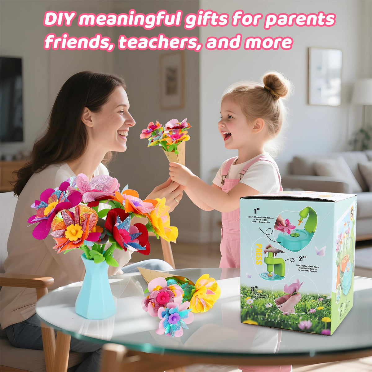 DAISRED kids crafts kit supports creative play and develops fine motor skills