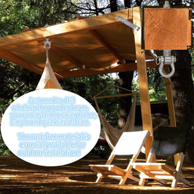 Dakzhou swing hanger showing 180-degree rotation for flexible setups