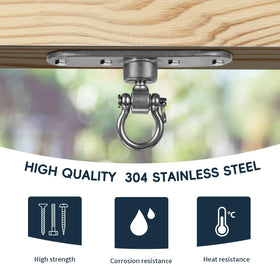Dakzhou 1200 lb-capacity hanger supports heavy outdoor seating.
